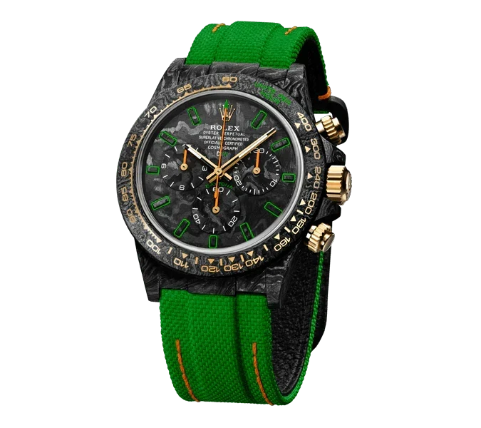 Diw Daytona carbon all carbon lime 40mm oyster black