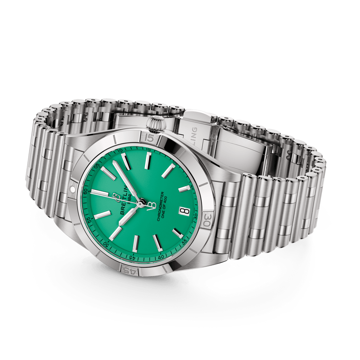 Breitling Chronomat Automatic 36 Victoria Beckham, Stainless steel, Ref# A103801A1L1A1, Unworn 2024