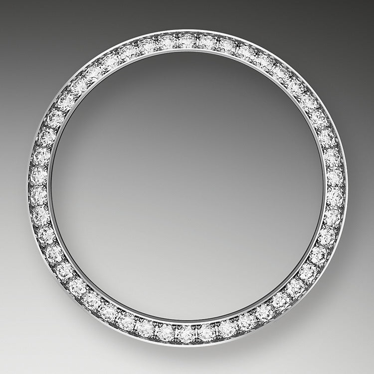Datejust 31, Oystersteel, 18kt White Gold and diamonds, Ref# 278384RBR-0020
