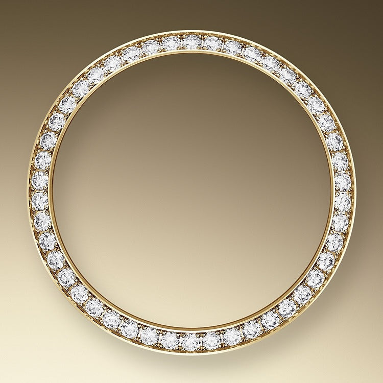 Datejust 31, Oystersteel, 18kt Yellow Gold and diamonds, Ref# 278383RBR-0023