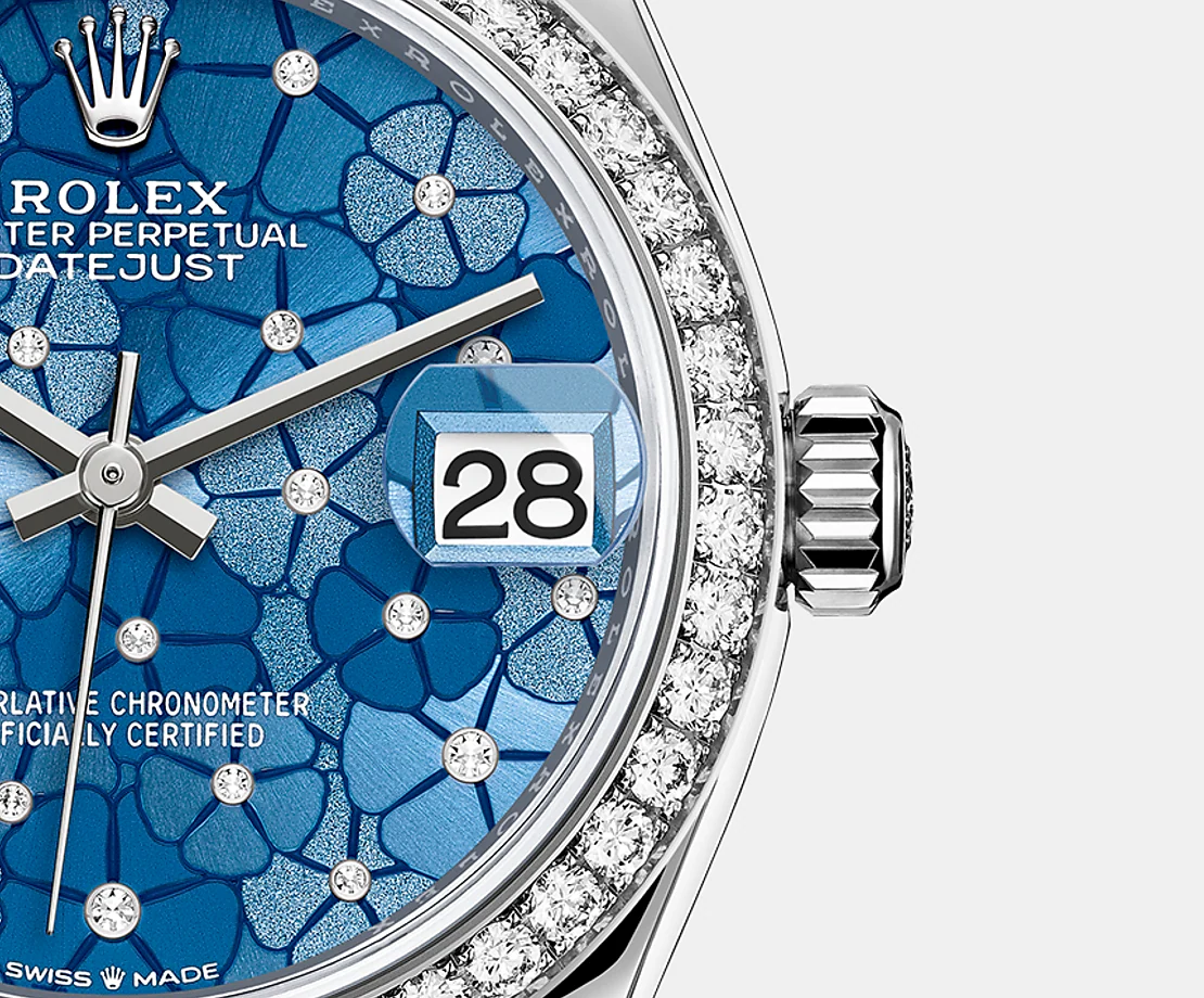 Datejust 31mm, Oystersteel and 18k White Gold with Diamonds, Ref# 278384rbr-0039