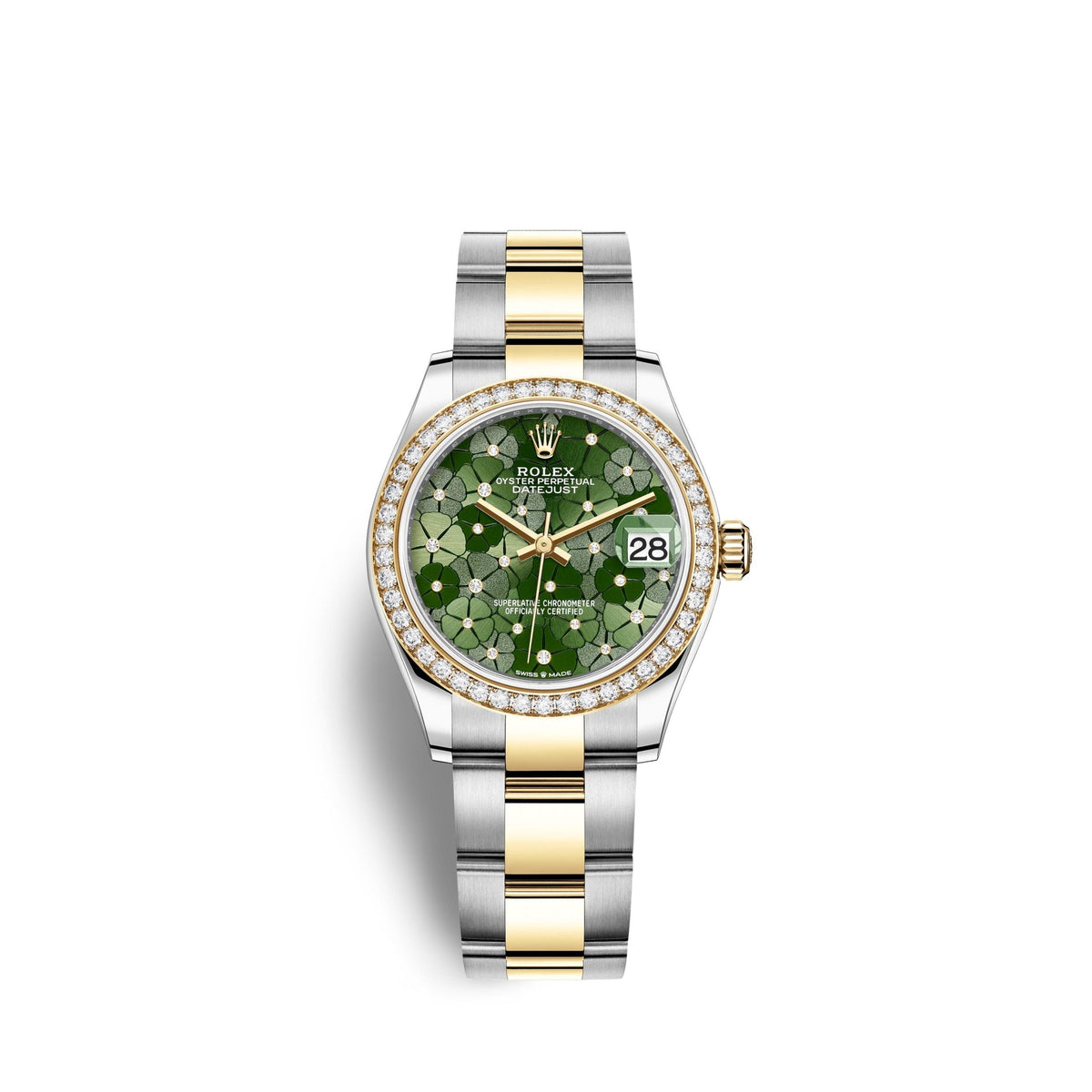 Datejust 31mm, Oystersteel and 18k Yellow Gold with Diamonds, Ref# 278383rbr-0031