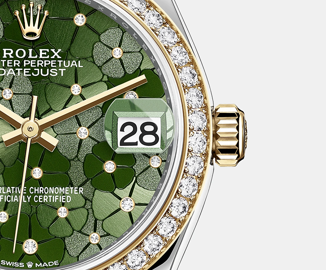 Datejust 31mm, Oystersteel and 18k Yellow Gold with Diamonds, Ref# 278383rbr-0032