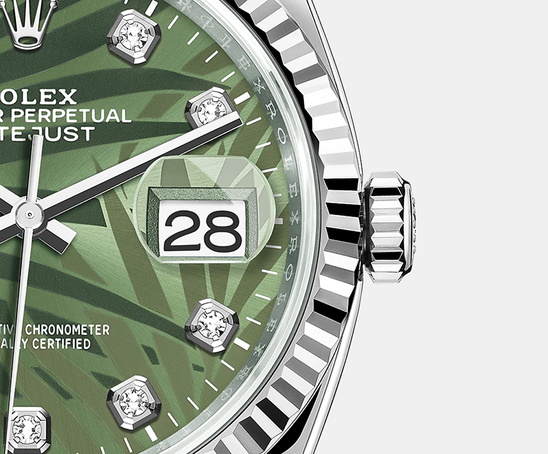 Datejust 36mm, Oystersteel and 18k White Gold, Ref# 126234-0055