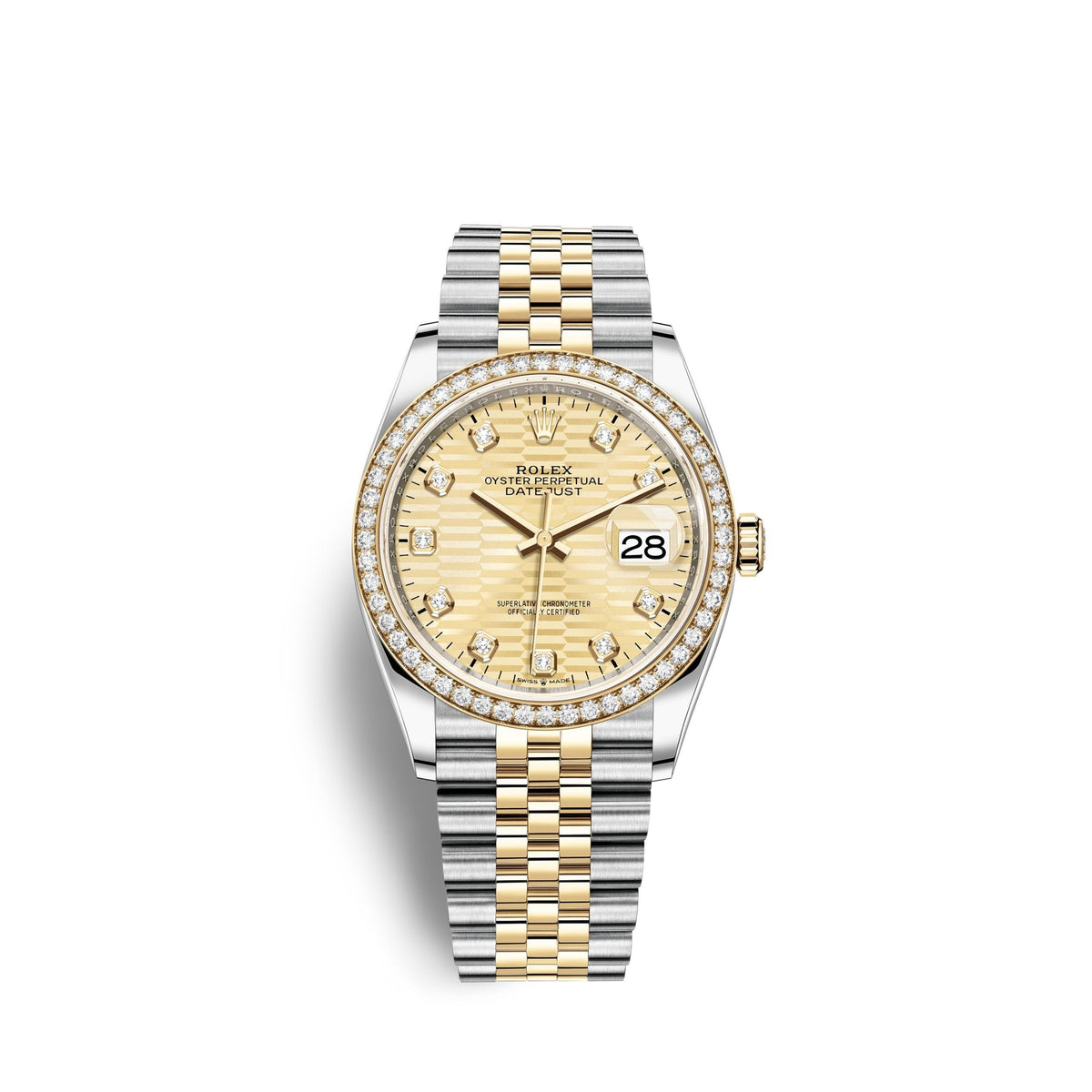 Datejust 36mm, Oystersteel and 18k Yellow Gold, Ref# 126283rbr-0031