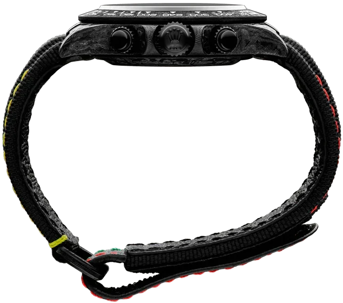 Diw Daytona carbon motley 40mm oyster black