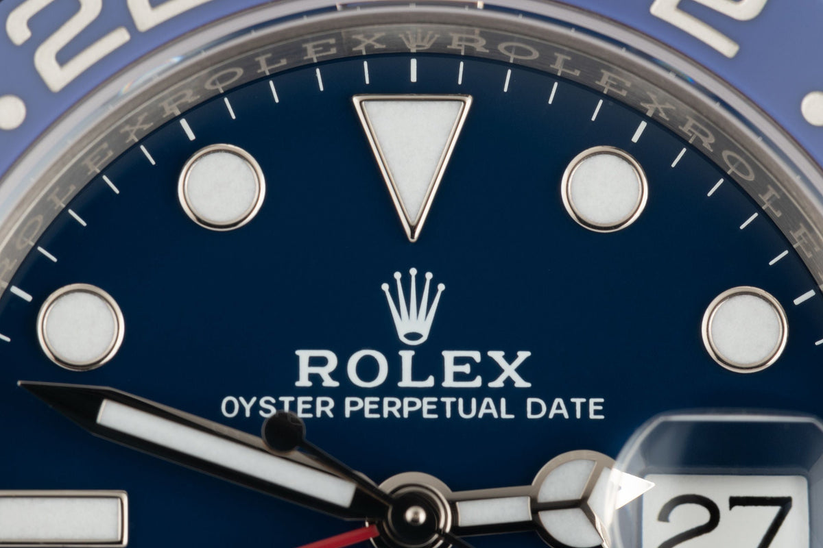 GMT-Master II  Oyster, 40 mm, white gold  M126719BLRO-0003