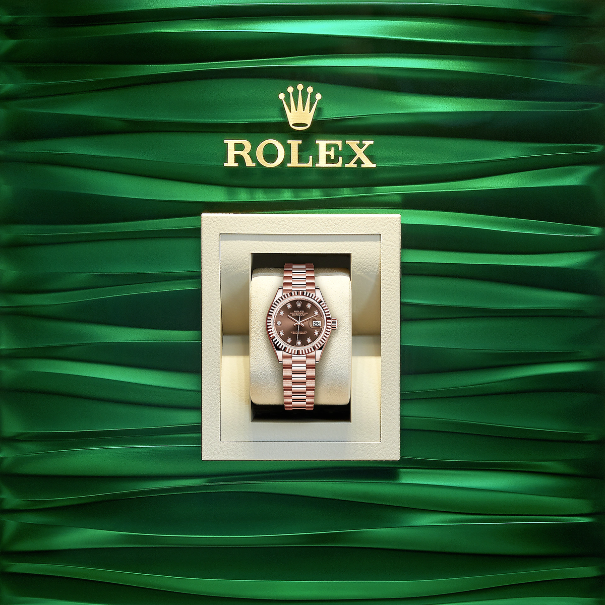 Lady-Datejust 28, 18k Everose Gold, Ref# 279175-0016