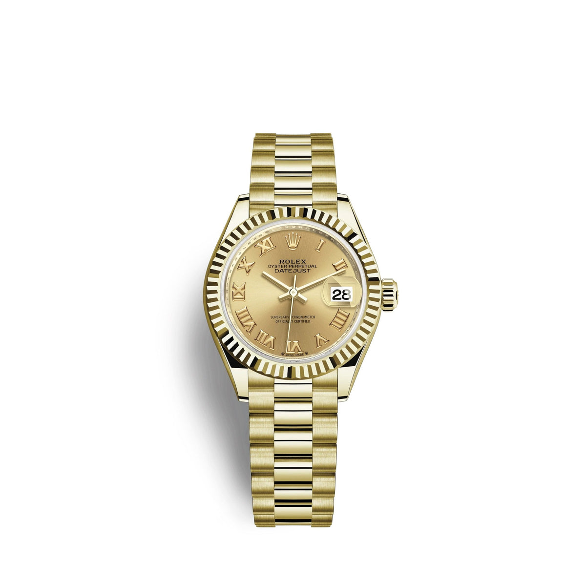 Lady-Datejust 28, 18k Yellow Gold, Ref# 279178-0022