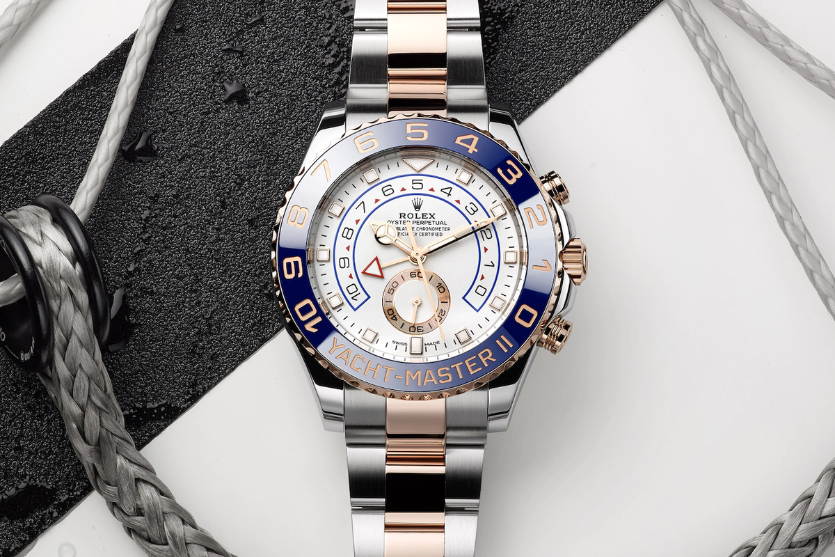 Yacht-Master II, Stainless Steel and 18k Everose Gold, 44mm, Ref# 116681-0002